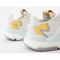 Кроссовки Adidas Nite Jogger белые с бежевым